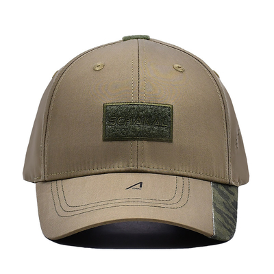 Strappo a velcro regolabile 6 pannelli cappuccio da baseball con visore curvo e 6 occhiali