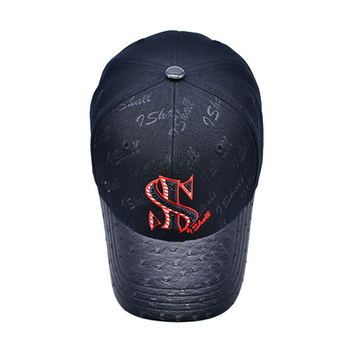 Strappo regolabile e design strutturato 6 pannelli cappello da baseball per personalizzazione