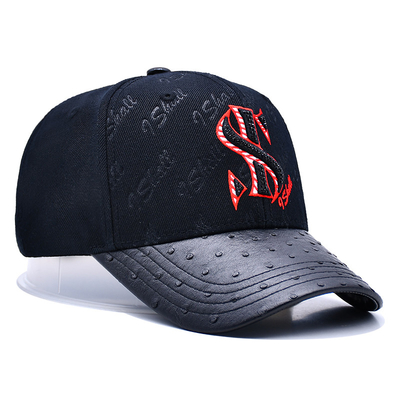 Strappo regolabile e design strutturato 6 pannelli cappello da baseball per personalizzazione