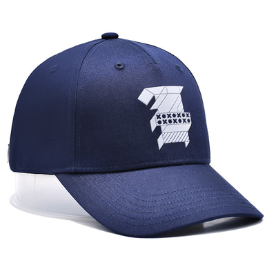 Stylish cappello da baseball a 5 pannelli in tessuto di cotone con logo ricamato e cuciture