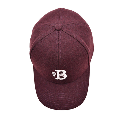 Cappuccio da baseball a 6 pannelli con chiusura regolabile e fascia di cotone