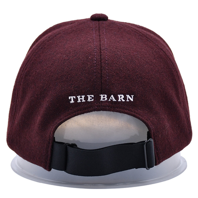 Cappuccio da baseball a 6 pannelli con chiusura regolabile e fascia di cotone