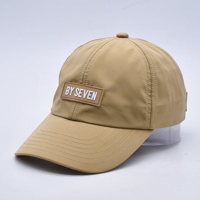 Fabbrica di qualità professionale 6 pannelli Cappuccio da baseball fabbricazione con cerotto di gomma