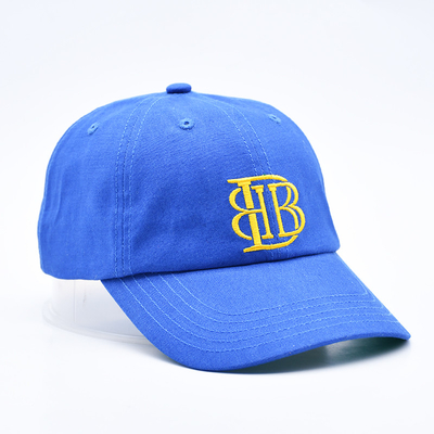 Cappuccio da baseball a 6 pannelli con visore curvo