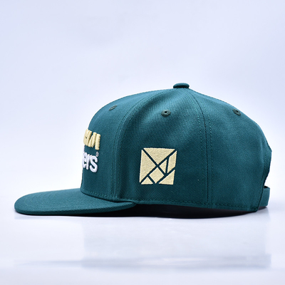 Logo ricamato in 3D di elegante qualità 6 pannelli Cappello Snapback Vendita calda