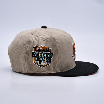 ricamo Logo personalizzato Cappucci Snapback leggeri per requisiti personalizzati