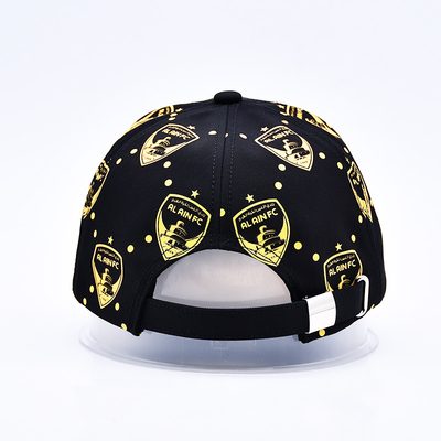 Stampa a schermo personalizzata Logo Non strutturato 6 pannelli Cappuccio da baseball con visiera curva