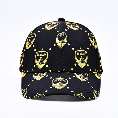Stampa a schermo personalizzata Logo Non strutturato 6 pannelli Cappuccio da baseball con visiera curva