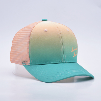 prezzo di fabbrica Sei pannelli costruiti camionista Baseball Cap Match Il colore del tessuto