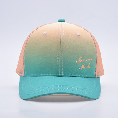 prezzo di fabbrica Sei pannelli costruiti camionista Baseball Cap Match Il colore del tessuto