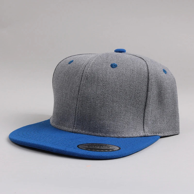 Nuovo Adulti 6 Pannello Cappuccio Snapback Custom Due Toni Flat Fermato Cappuccio Snapback