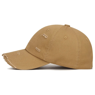 Fashion Khaki Outdoor Hat 6 Visore curvo Con cappello da baseball con prezzo inferiore