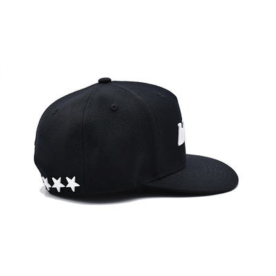 Cappelli unisex a bordo piatto con logo ricamato