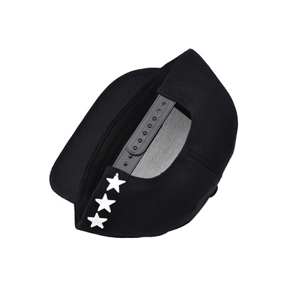 Cappelli unisex a bordo piatto con logo ricamato
