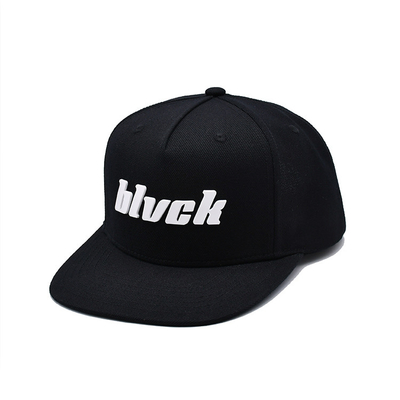 Cappelli unisex a bordo piatto con logo ricamato