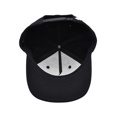 Cappelli unisex a bordo piatto con logo ricamato