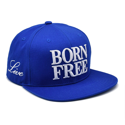 Cappello Snapback a bordo piatto traspirante con logo ricamato su misura