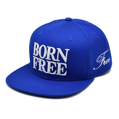 Cappello Snapback a bordo piatto traspirante con logo ricamato su misura