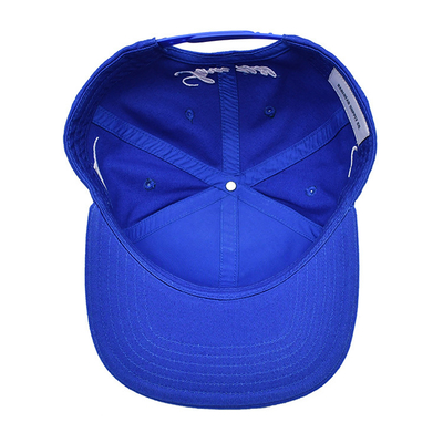 Cappello Snapback a bordo piatto traspirante con logo ricamato su misura