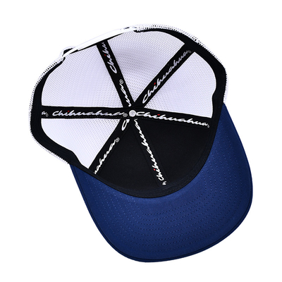 Cappuccio da camion unisex a maglia con logo ricamato e nastro interno