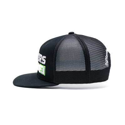 Cappuccio di camion ricamato / Cappuccio di camion Snapback con Snapback di plastica e logo personalizzato