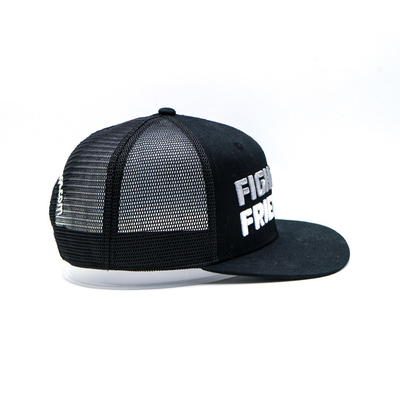 Cappuccio di camion ricamato / Cappuccio di camion Snapback con Snapback di plastica e logo personalizzato