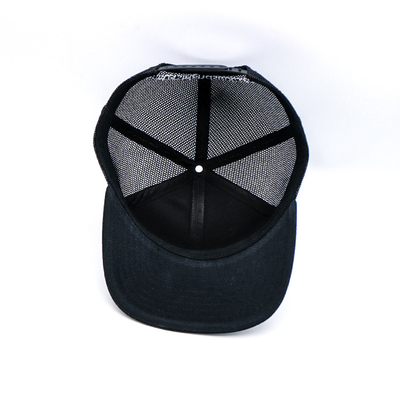 Cappuccio di camion ricamato / Cappuccio di camion Snapback con Snapback di plastica e logo personalizzato