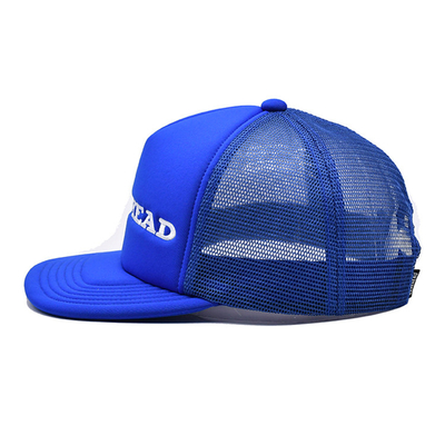 Logo ricamato Cappello per tutte le stagioni 6 pannelli Cappelli costruiti con visore a spugna e pannello anteriore