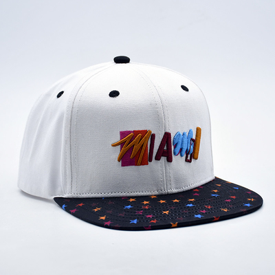 New Fashion Hip Hop Outdoor Sport 3d Puff Snapback Cap Embroidered Logo Custom High Quality Uomini Donne Snapback a bordo piatto