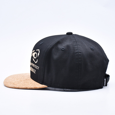 Cappelli di cotone leggero a bordo piatto Snapback Disponibile su misura