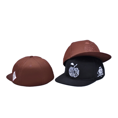 Embroidery Logo Custom Snapback Fitted Cap Cap di alta qualità Chiuso Back Snapback Capelli Per Uomini