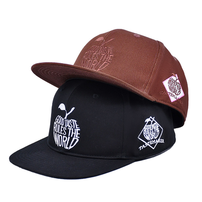 Embroidery Logo Custom Snapback Fitted Cap Cap di alta qualità Chiuso Back Snapback Capelli Per Uomini
