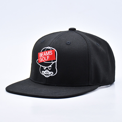 Embroidery personalizzato Logo 6 pannello Cappuccio Snapback Cappa di alta qualità all'ingrosso Cotton Uomini Piatto Bill Gorras Cappelli Snapback