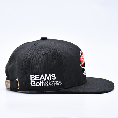 Embroidery personalizzato Logo 6 pannello Cappuccio Snapback Cappa di alta qualità all'ingrosso Cotton Uomini Piatto Bill Gorras Cappelli Snapback
