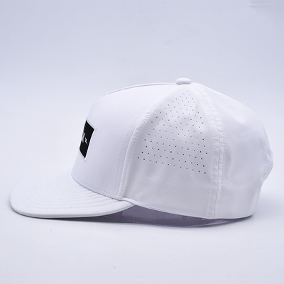 Al dettaglio 5 pannelli Flat Bill Snapback Cap Custom Oem Logo Snapback Cap Per Uomini