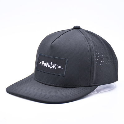 Al dettaglio 5 pannelli Flat Bill Snapback Cap Custom Oem Logo Snapback Cap Per Uomini