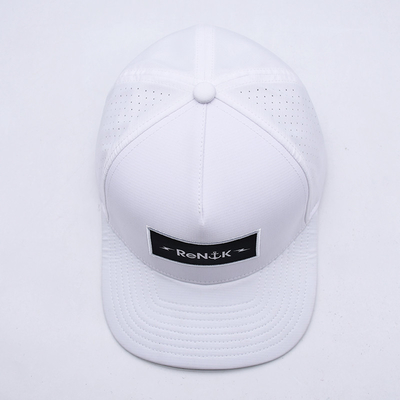 Al dettaglio 5 pannelli Flat Bill Snapback Cap Custom Oem Logo Snapback Cap Per Uomini