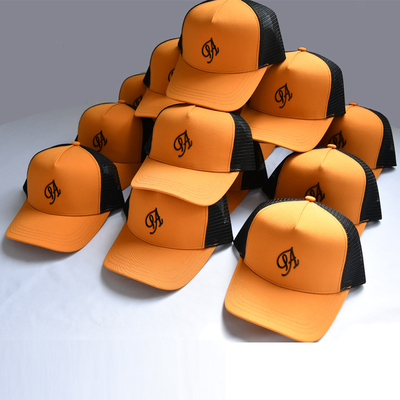 Cappelli da camionista ricamati in 3D con fasci di cotone di qualità superiore
