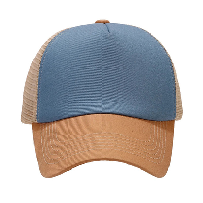 Cappuccio da camion a maglia a 5 pannelli, unisex, bianco, semplice