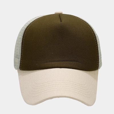 Oem di alta qualità all'ingrosso Mesh Trucker Cap 5 pannello Plain Back Trucker Cap Custom Gorras Mesh Caps