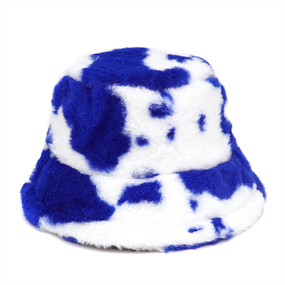 Donne all'aria aperta Inverno caldo Pelliccia Fallace Cappello Bottone Pelliccio Soft Velvet Pelliccio Pescatore Cappelli Ragazza Moda Panama