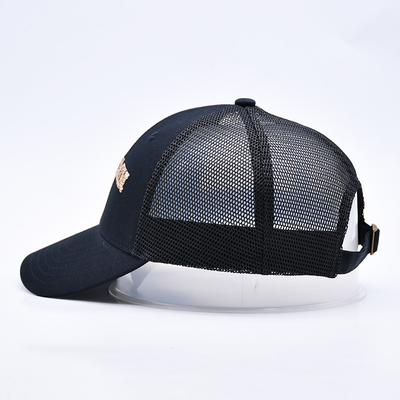 Nero 6 pannelli reticolato Cappello da camionista Glitter Cappello da camionista Sequins di moda di alta qualità Ricamo Cappelli da camionista