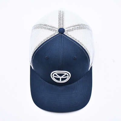 BSCI OEM Logo personalizzato ricamato Richardson Trucker Hat Mesh Snap Back Gorras 6 pannello Trucker Cap
