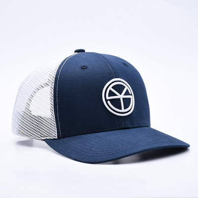 BSCI OEM Logo personalizzato ricamato Richardson Trucker Hat Mesh Snap Back Gorras 6 pannello Trucker Cap