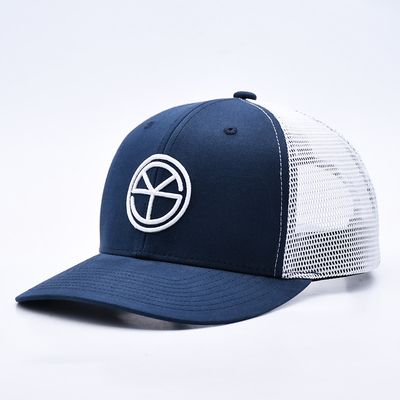 BSCI OEM Logo personalizzato ricamato Richardson Trucker Hat Mesh Snap Back Gorras 6 pannello Trucker Cap