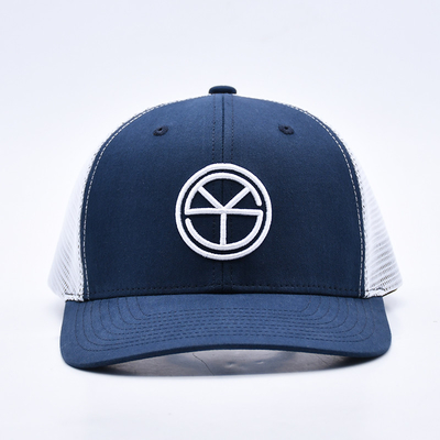 BSCI OEM Logo personalizzato ricamato Richardson Trucker Hat Mesh Snap Back Gorras 6 pannello Trucker Cap
