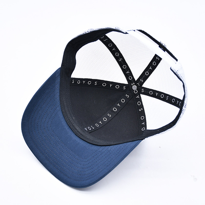 BSCI OEM Logo personalizzato ricamato Richardson Trucker Hat Mesh Snap Back Gorras 6 pannello Trucker Cap