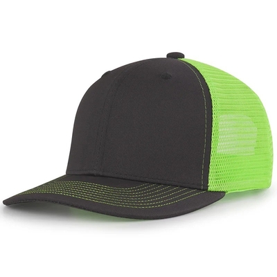 Cappello a maglia pre-curva di cotone con cappuccio di plastica