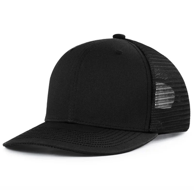 Cappello a maglia pre-curva di cotone con cappuccio di plastica