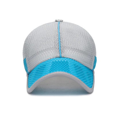 Cappello da camionista regolabile, semplice e traspirante, per ragazzi, per ragazze, veloce, asciutto, a maglia bianca, con le spalle in mano, cappelli personalizzati, cappello da camionista.